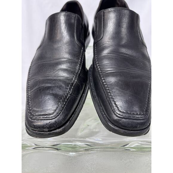 Bruno Magli Men’s Black Leather “Raging” Loafers Size 9M - Picture 2 of 4